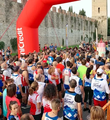 Starting of the Pisa Half Marathon