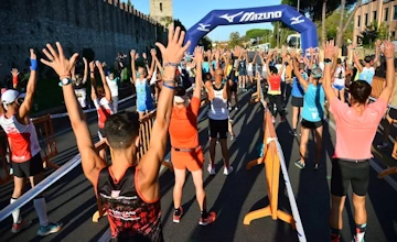 Starting of the Pisa Half Marathon